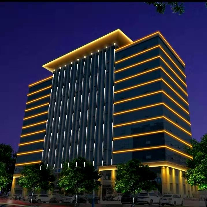 高新區(qū)大學(xué)生創(chuàng)業(yè)園樓體亮化